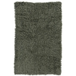 Riverbay Furniture Transitional Flokati Hand Woven Wool 8'x10' Rug in Green