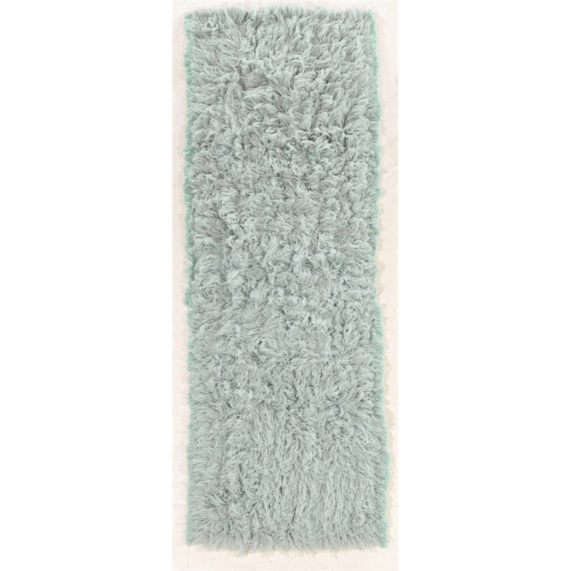 Riverbay Furniture Transitional Flokati Hand Woven Wool 2'4