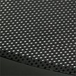 Henn&Hart Metal Regtangular Mesh Shelf Black and Glass Coffee Table