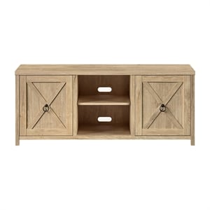 Henn&Hart Wood TV Stand For TVs Upto 58&quot in White Oak