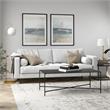 Henn&Hart Black Bronze Coffee Table with Metal Top