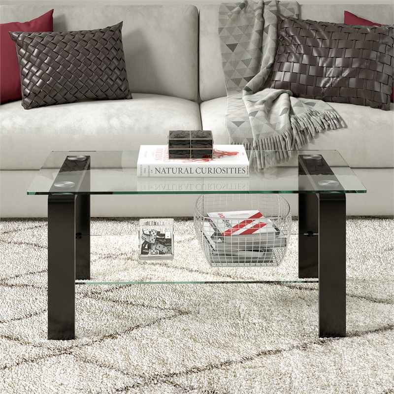 Henn&Hart Black Bronze Coffee Table
