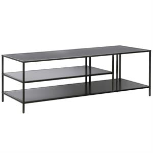 Henn&Hart Gunmetal Gray Coffee Table