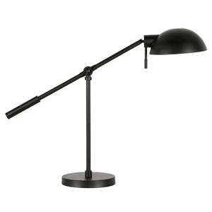 Henn&Hart 8&quot Blackened Bronze Metal Table Lamp