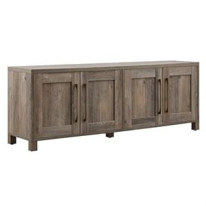 Henn&Hart 68&quot Gray Oak TV Stand