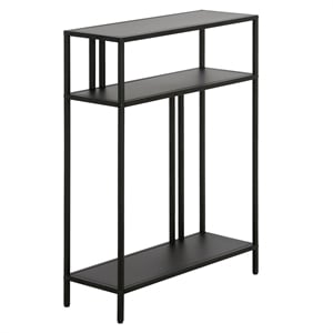Henn&Hart 22&quot Blackened Bronze Metal Console Table