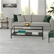 Henn&Hart 54 in. Black Bronze Coffee Table
