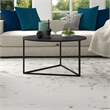 Henn&Hart Black Bronze Round Coffee Table with Metal Top