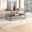 Henn&Hart 54 in. Black Bronze Coffee Table