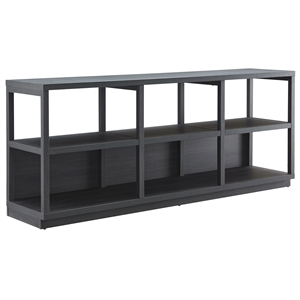 Henn&Hart 68&quot TV Stand For TVs Upto 75&quot in Charcoal Gray