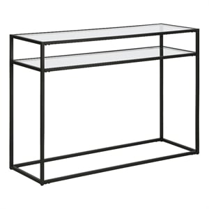 Henn&Hart 42&quot Black Console Table
