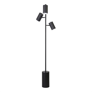Henn&Hart 65&quot Black Floor Lamp