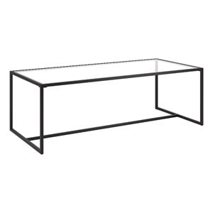 Henn&Hart 47.25&quot Blackened Bronze Coffee Table