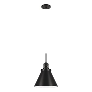 Henn&Hart 17&quot Blackened Bronze Pendant