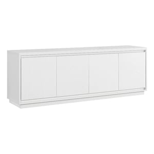 Henn&Hart 68&quot White MDF TV Stand
