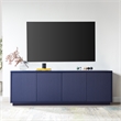Henn&Hart 4-Shelf Engineered Wood TV Stand for TVs up to 75