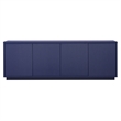 Henn&Hart 4-Shelf Engineered Wood TV Stand for TVs up to 75