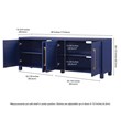 Henn&Hart 2-Cabinet Engineered Wood TV Stand for TVs up to 75