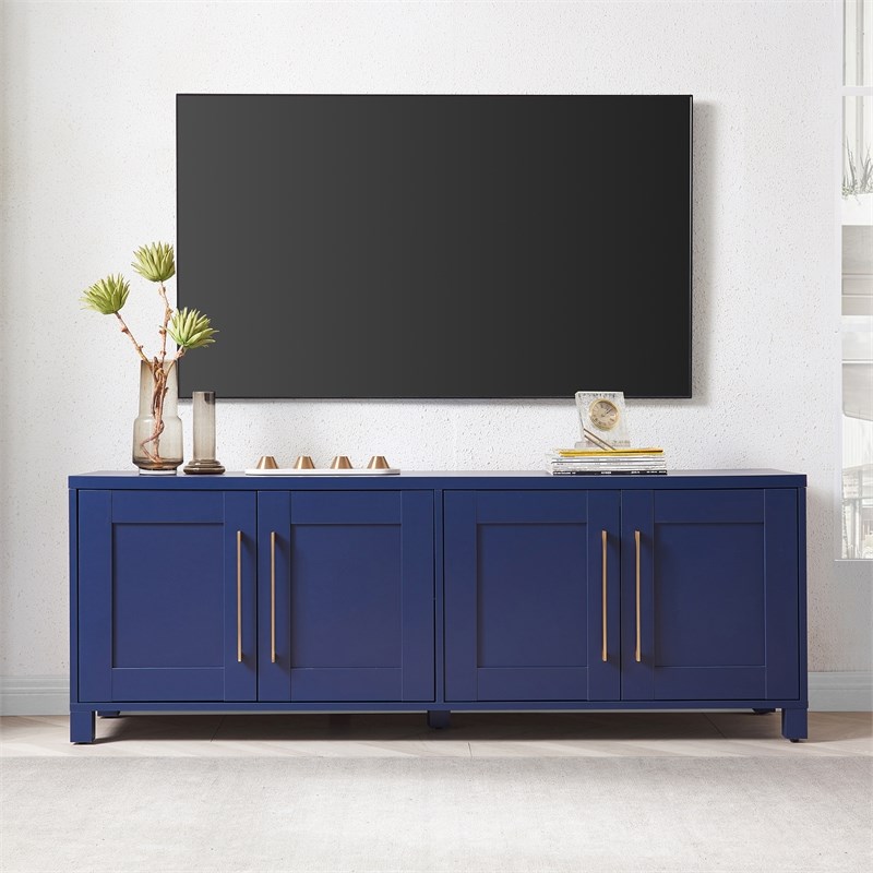Henn&Hart 2-Cabinet Engineered Wood TV Stand for TVs up to 75
