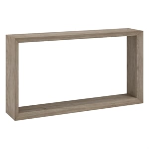 Henn&Hart 55&quot Antiqued Gray Oak MDF Console Table