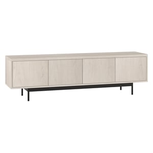 Henn&Hart 69.5&quot Alder White MDF/Metal TV Stand