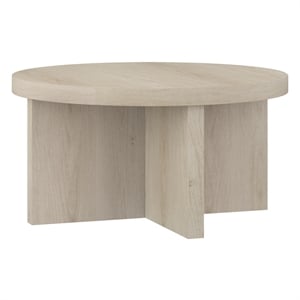 Henn&Hart 33&quot Alder White MDF Coffee Table
