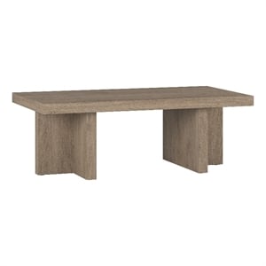 Henn&Hart 44&quot Antiqued Gray Oak MDF Coffee Table