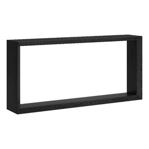 Henn&Hart 64&quot Black Grain MDF Console Table