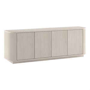Henn&Hart 68&quot Alder White MDF/PVC TV Stand
