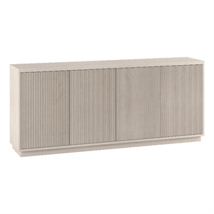 Henn&Hart 68&quot Alder White MDF Buffet Table