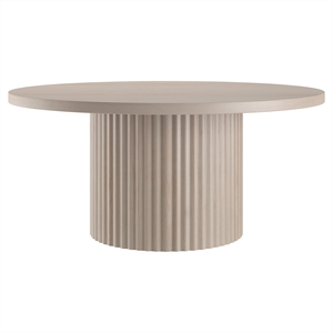 Henn&Hart 32&quot Alder White MDF Coffee Table