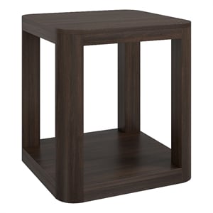 Henn&Hart 20&quot Alder Brown MDF Side Table