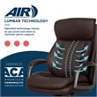 La-Z-Boy Modern Executive Office Chair Vegan PU Leather in Brown