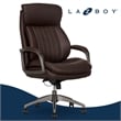 La-Z-Boy Modern Executive Office Chair Vegan PU Leather in Brown