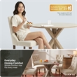 Finch Elmhurst Cream Tufted Dining Chair Set of 2
