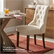Finch Elmhurst Cream Tufted Dining Chair Set of 2