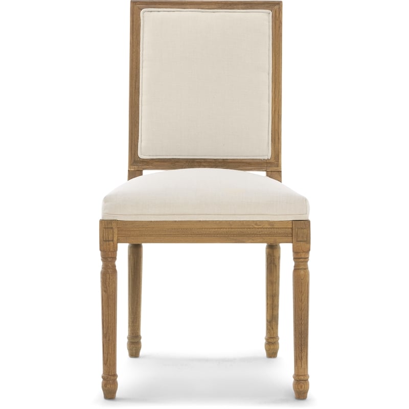 Finch Elmhurst Square Dining Chair Set of 2 Cream