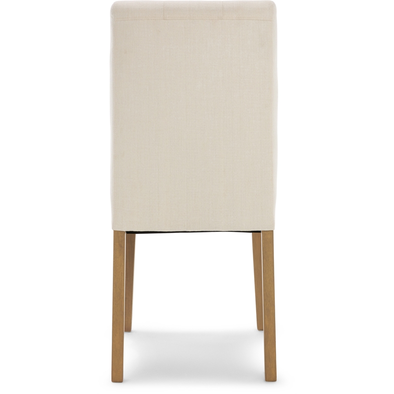 Finch Westport Tufted Dining Chair in Cream (Set of 2)