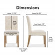 Finch Westport Tufted Dining Chair in Cream (Set of 2)