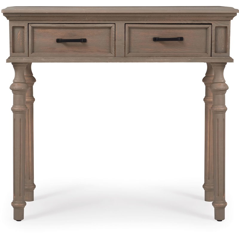 Finch Cassatt 2 Drawer Console Table Gray