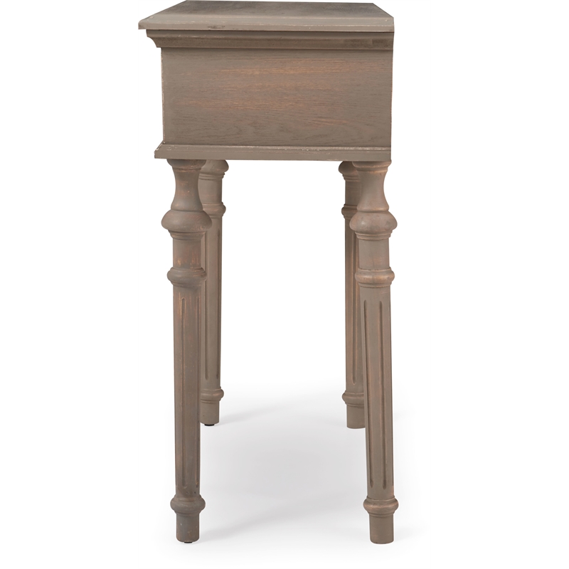Finch Cassatt 2 Drawer Console Table Gray