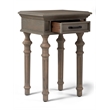 Finch Cassatt 1 Drawer Side Table Gray