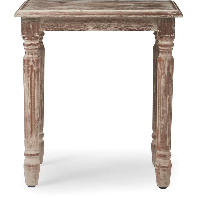 Finch Rothko Side Table Distressed Natural