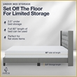 Finch Adler Upholstered Bed Queen Size Grey