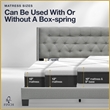 Finch Adler Upholstered Bed Queen Size Grey