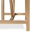 Finch Grant Wood Dining Table in Rustic Beige