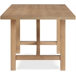 Finch Grant Wood Dining Table in Rustic Beige
