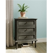 Finch Webster 3 Drawer Storage Cabinet Dark Gray