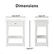 Finch Sloan Side Table White