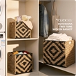 Click365 Botswana Two Tone Woven Brown Basket Set of 3